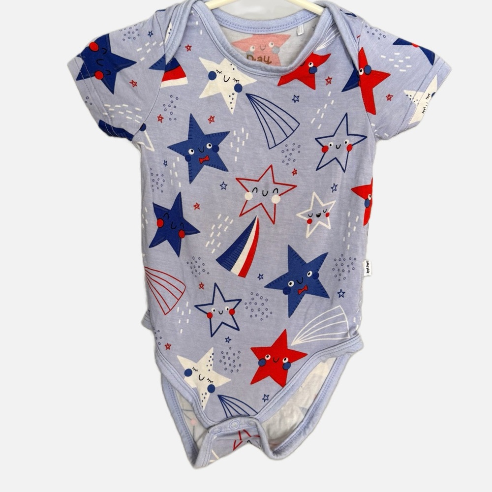 Little Sleepies Play Stars and Stripes Onesie/Bodysuit